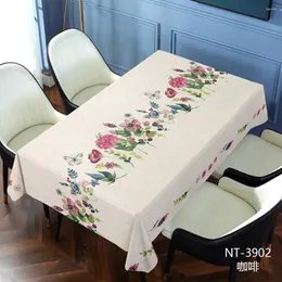 Decorações de festas de pano de mesa Mantel antimanchas Individível para Mesa nappe retangular Mariage 41nkajmd01