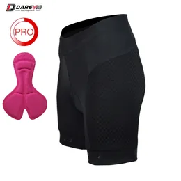 Darevie Cycling Shorts Women Pro 3D Shocge Shockper Pad 6 часов езды на велосипеде для велосипедных шорт для дышащих велосипедных шорт Lady240417