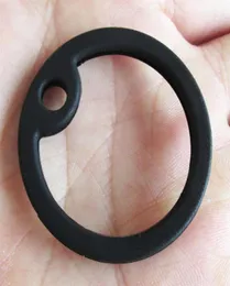 100 pezzi di lotto rotondo a forma rotonda silenziatori in gomma silicone universale per tag per cani dell'esercito Pendenti dimensioni circa 50mm178w7442486