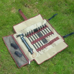 Ferramentas Bolsa de armazenamento de estaca de barraca, saco de armazenamento de estojo de estojo de poliéster de oxford para fortes para pinos de barraca e cor de martelo de camping