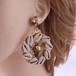 Dangle Earrings Zouchunfu Kolczyki Fashion Design Bohemian Woman Drop Shell Jewelry Bijoux Femme