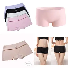 Short Seamless Pant Safety Boyshorts Female Summer Under Skirt Shorts Lady Boxer Mutandine Lingerie Healthy 210730