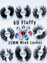 Ganz 25 mm 6d Faux Mink Wimpern natürliche lange falsche Wimpern Volumen gefälschte Augenmake -up -Erweiterung Eyelash Maquiagem CustO1222019