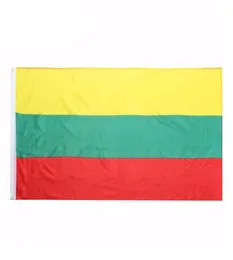 Lithuania Flag عالية الجودة 3 × 5 قدم لافتة الوطنية 90x150 سم مهرجان هدية 100D البوليستر المطبوعة في الهواء الطلق و BA7942859