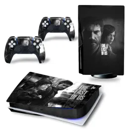 Adesivos The Last of Us Parte 2 Personaliza mais padrões para decalques de adesivos de pele de padrão de disco PS5 para PlayStation 5 Digital Edition Console