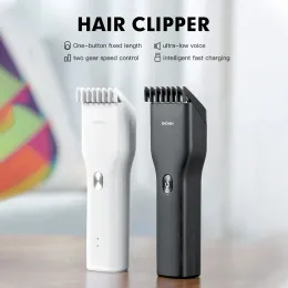 Trimmers Enchen Boost Electric Hair Clipper Professionell Schnurlos schnell Typen Lade Keramik Haarschnittmaschine Haarschneider für Männer Erwachsene