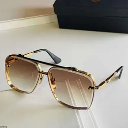 여자와 남성을위한 Dita Top Original Sunglasses H Six DTS121 고품질 클래식 레트로 선글라스 브랜드 안경 가스 오리지