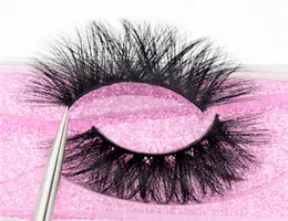 Luxury 5D Mink Hair False Eyelashes Wispy Cross Fluffy Mink Lashes Extension Tools Makeup Handmade Mink Eyelashes K142036201