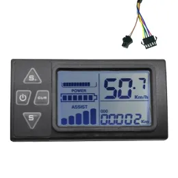 Accessori LCD Ebike Display Dashboard METER 24V 36V 48V 60V S861 per Pannello di controllo del controller BLDC elettrico BLDC (Plug SM)