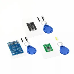 MFRC-522 RC522 RFID RF IC 카드 유도 모듈은 키 체인의 S50 Fudan 카드로 전송됩니다.