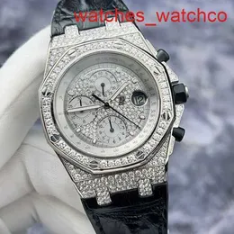 AP Gentlemen's Wor Watch Royal Oak Offshore Series 26067bc Diamond Sky Full Sky Star 18K Platinum Mens orologio 42mm