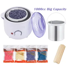 Isıtıcıları Ağda Kiti Balmumu Sabit Makinesi Fasulye ile Sıcak Epilasyon Makinesi Calentador De Cera Wax Melter Ahşap Çıkartmalar Koltuklu Bikini için