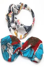 Berühmte prächtige Seidenstoff -Stoff -Stirnband Frauen Mädchen elastische Haarbänder Schal