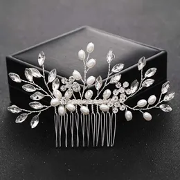 Belierri per capelli per matrimoni Crystal Hair Pett Clip Hairpin For Women Bride Rhinestone Bridal Wedding Accessori per i capelli gioielli Clip Clip Clip Regalo D240425