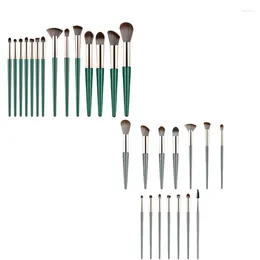 Makeup Brushes 14 Pcs Cosmetic Brush Set Full Face Make Up Eye Concealer For Women