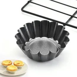 5pcs Tarta antiaderente Quiche de flan pan molde de pizza bolo de bolo de molde Cupcake ovo tortthe