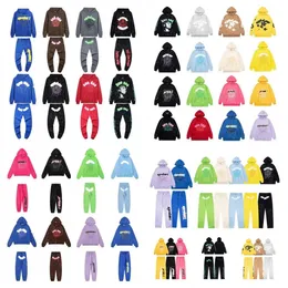 Tasarımcı Erkek Kapşonlu Kapüşonlu Genç Thug 555555 Sweatshirt Hip Hop Spor Pantolonları Kadın Köpük Mektup Baskı Sweatshirts Pantolon Web Basılı Hoodies