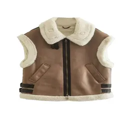 Giubbotti personalizzati ragazze senza maniche gilet cargo inverno inverno giuli di abbigliamento da esterno atletico 5847860