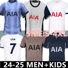 23 24 25 Sohn Maddison Fußball Trikot 2024 2025 Richarlison Fußball -Hemd Perisic Lenglet Romero Kulusevski Bentancur Richarlison Kane Vicario Spieler Fans Kinder Männer Männer