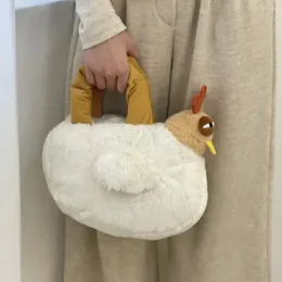 Storage Bags Chicken Bag Hen Rooster Cock Plush Handbag Shape Stuffed Animal Doll