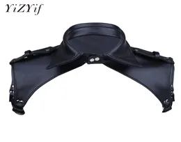 Fetysz uprzężę mężczyzn na ramię arnes hombre bdsm body wiązka klatki piersiowej Zentai Lapel Bondage Gay Costume Press Buttons