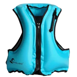 Ürünler Yetişkin şişme can yeleği yüzen yelek şnorkel yüzen hayat yelek yüzme sürükleme sörf su sporları hayat kurtaran ceket