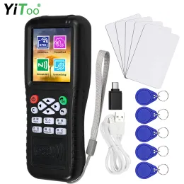 كاميرات الويب yitoo 2023 إصدار جديد RFID قارئ كاتب ، مفاتيح بطاقات وحدة فك ترميز Decplicator NFC Copier ، فك تشفير تطبيق الجوال مجانًا