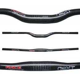 Delar Race Face Next Glossy 3K Carbon Styrbar MTB Bicycle Mountain Bike Bars 31,8mm Bredd 580/600/620/640/660/680/700/720/740/760mm