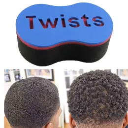 Ferramentas Africano Hair Sponge Twists for Men Tool de estilo de cabelo Barbeiro Brush