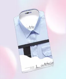 2020 Men T Shirt klassische Patchwork -Shirt -Shirts Modemarke Langarm Horizontal Gant Men039s Casual Shirts White6555599