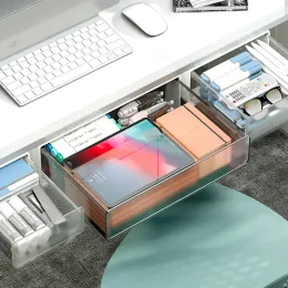 Drawers Under Desk Hidden Drawer Office Storage Box Organizer Desk Supplies Holder Rack Memo Pen Stationery Storage Container