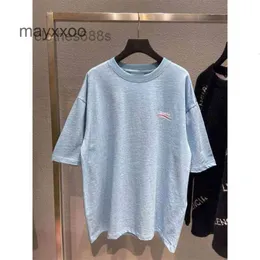 Men's Shirts designer Balencgs t shirt Sweaters stable goods early spring Wave coke environmental protection printiNPHSOJR5 QMYM H05M