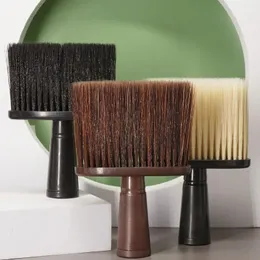 Profesyonel Yumuşak Boyun Yüz Duster Fırçalar Berber Saç Temiz Saç Fırını Sakal Fırça Salon Kesme Kuaförlük Stil Araçları