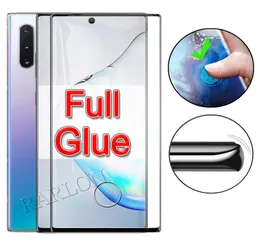 Samsung S23 Ultra S22 5G S21 Ultra S20 S10 P2376476 için Premium Full AB Glue 3D kavisli ekran koruyucu film tam yapışkan temperli cam