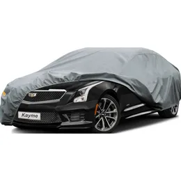 Kayme Heavy Duty Car Cover Waterproof All Weather Full Exterior Covers Sun Rain UV Protection Universal Fit Audi A4 Honda Accort Civic Nissan Maxima Cadillac Ctsなど。