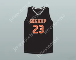 Nome personalizado Nome masculino Juventude/crianças Bobby Freeze 23 Bispo Hayes Tigers Black Basketball Jersey O caminho de volta