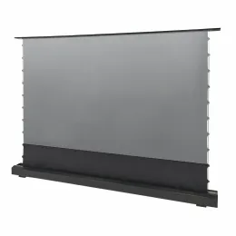 ALR Projector Screen Floor Rising PVC White ou ALR Projeção de projeção com o chão de home theater tubular ALR Projector Tela do projetor