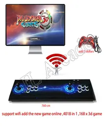 3D WiFi Pandora Box 4018 em 1 Arcade Video Game Console 2 Players Arcade Machine com 168x 3D Games com Dowanland More5496048