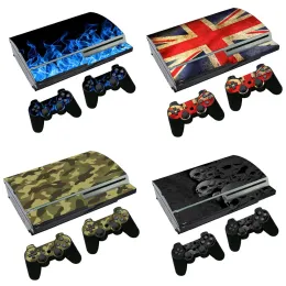 Klistermärken klistermärke Vinyl Skin Protector Console and Controllers för PS3 Fat