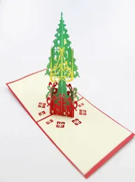 3Dグリーティングカードギフトカードクリスマスギフトクリスマス飾り挨拶のためのクリスマスカードベッシングカードポップアップグリーティングカード2540855