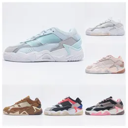 2024 Новый стиль дизайнерские обувь Niteball Wales Bonner Vintage Trainer Sneakers Blue White, не скользящая подошва модная классическая мужчина, женщины, повседневная обувь, 36-45