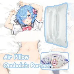 Cuscino gonfiabile anime cuscino mezza dimensione del corpo waifu dakimakura onohole contenitore sesso disponibile cuscino aria con copertura di corsia azur rem 2b