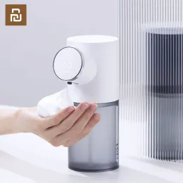 Kontrollera YouPin Automatisk SOAP Dispenser USB -uppladdningsbar 320 ml Liquid Soap Dispensers Digital Display Foam Hand Sanitizer Machine Home