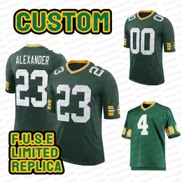 10 Love 8 Josh Jacobs Fußballtrikot Christian Watson Jaire Alexander Aaron Jones Lukas van Ness Jayden Reed Luke Musgrave Tucker Kraft Romeo Legacy Replica Jersey