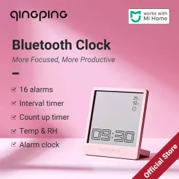 Relógios Qingping Bluetooth Clock, intervalo Timer e cronômetro de contagem, relógio de mesa digital com despertador