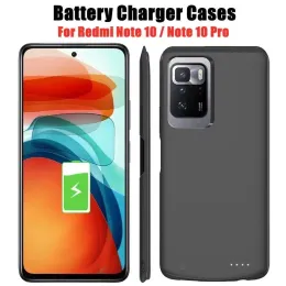 Badminton 6800Mah Caricatore della batteria per Xiaomi Redmi Nota 10 Pro External Battery PowerBank Case per Redmi Note 10 Power Bank Cover