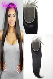 Malásia 5x5 Tamanho Humano Lace Fechamento Cambodiano Virgin Hair Middle Middle Top Top Closures3167198