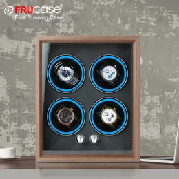 FRUCASE Watch Winder for Automatic Watches Box Jewelry Watch Display Collector Storage With LED 240412