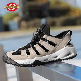 O.Z.TESHI men wading shoes water outdoor hiking ariver tracing shoes upstream lightweight breathable fishing beach Sandals shoes 240424