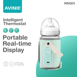 Сумки Avinie Portable Baby Bottle Bottlemer Feating Bottle Bottle Heat Hearker Travel Travel Cover Usb Обогреватель на открытом воздухе теплее BPA бесплатно